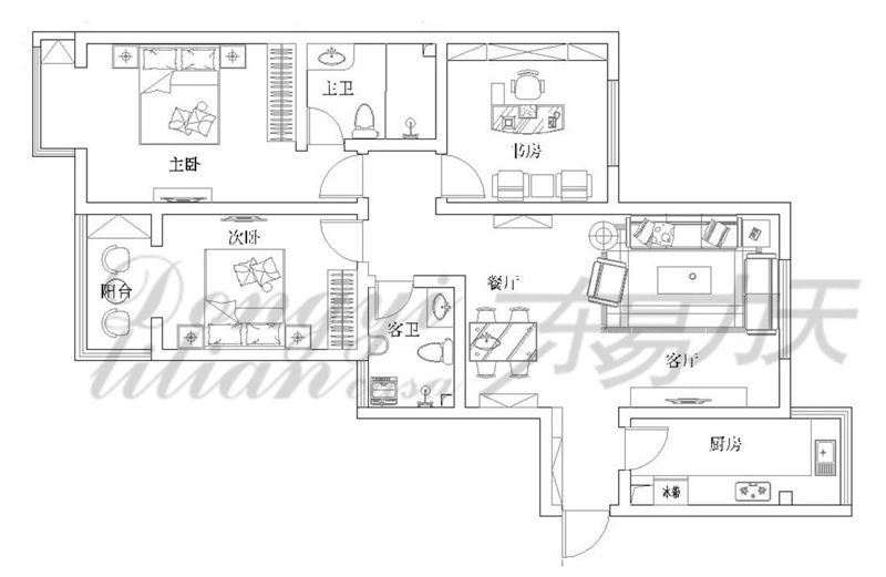 鄭州裝飾公司現(xiàn)代港式案例