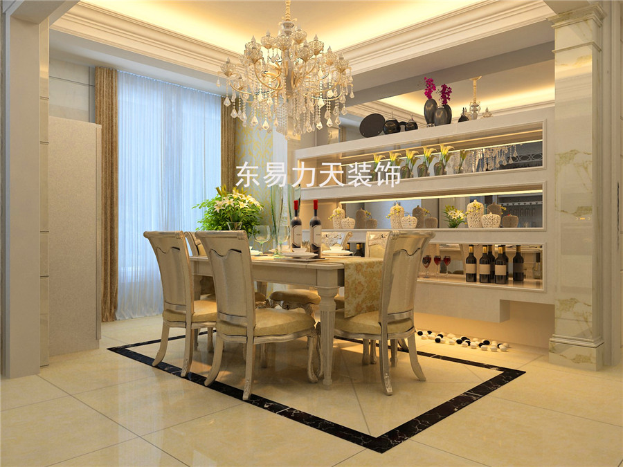 鄭州別墅裝修名門盛世歐式風(fēng)格