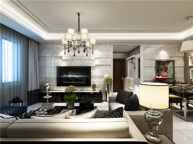 鄭州裝飾公司現(xiàn)代港式案例