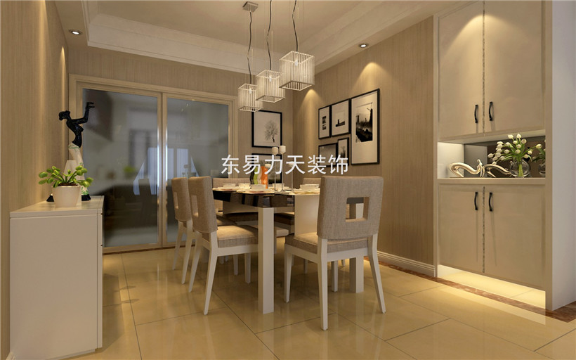 鄭州家裝公司藍堡灣現(xiàn)代簡約