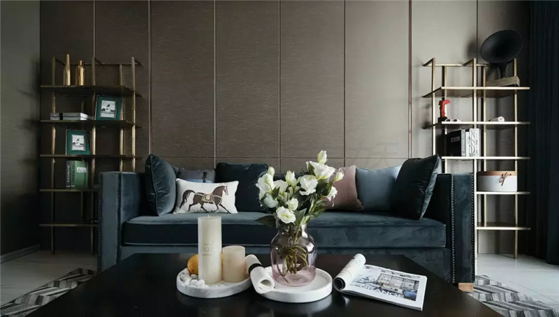 鄭州裝修公司港式新古典混搭大三室案例，輕奢生活，宜室家