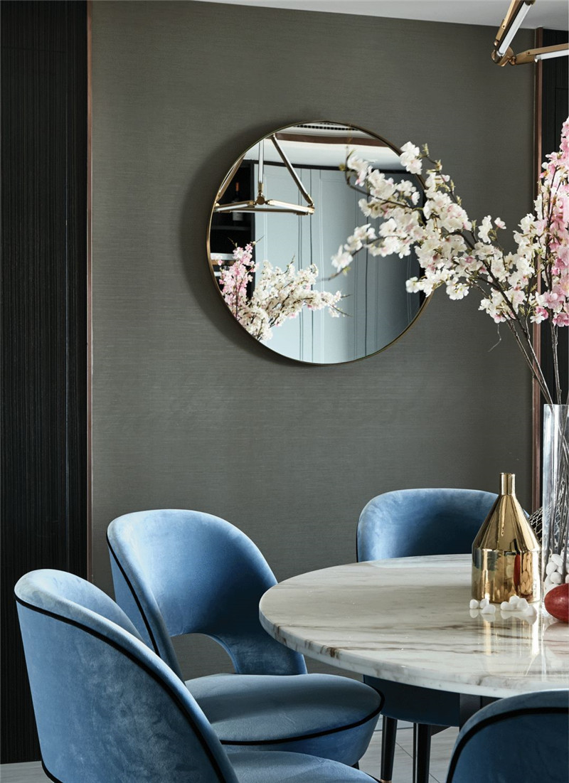 鄭州裝修公司港式新古典混搭大三室案例，輕奢生活，宜室家