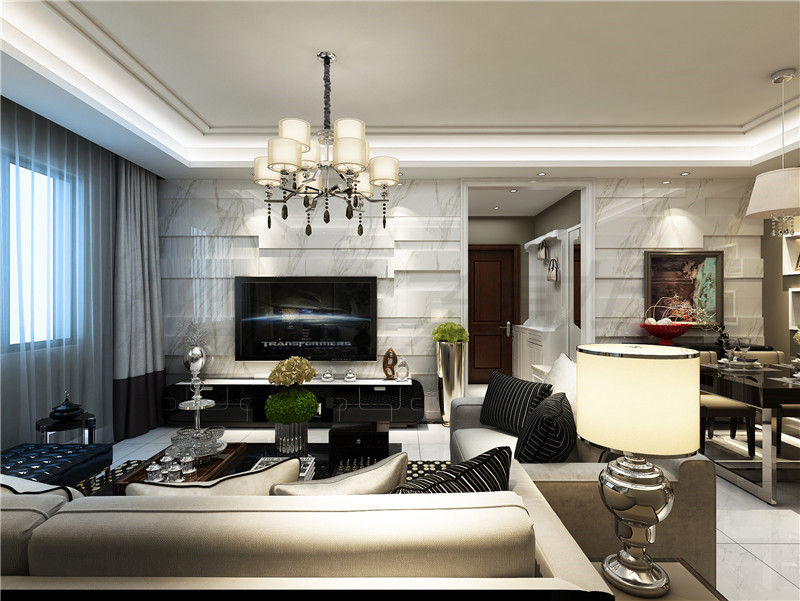 東易力天裝飾140㎡現(xiàn)代港式混搭風(fēng)，這樣的家太有格調(diào)