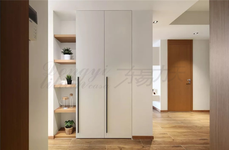 沒有玄關(guān)的戶型別遺憾，你的鞋柜鄭州裝飾公司這樣設(shè)計