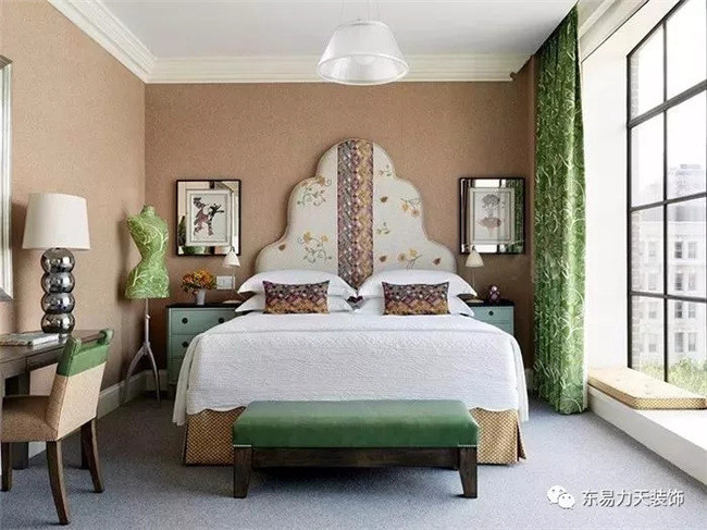 鄭州家裝公司臥室窗簾配色案例，攻略都市時尚風潮