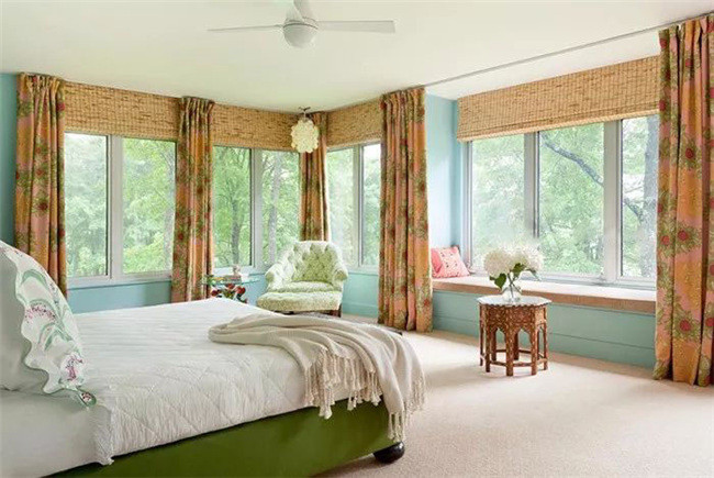 鄭州家裝公司臥室窗簾配色案例，攻略都市時尚風潮