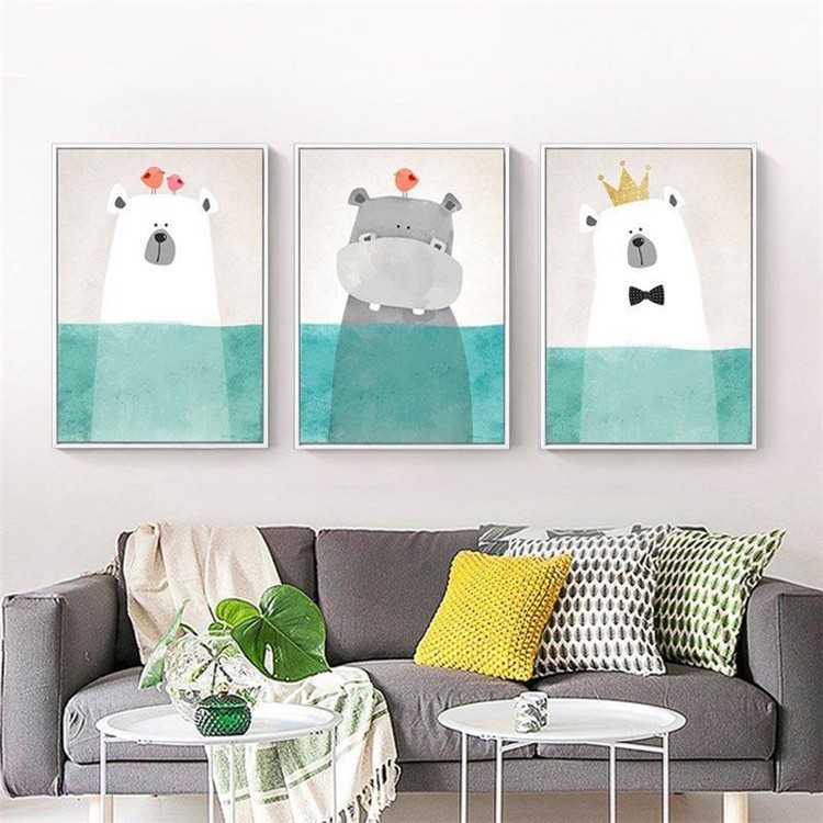 鄭州別墅裝修動(dòng)物元素裝飾畫，玩轉(zhuǎn)墻壁裝飾新風(fēng)尚