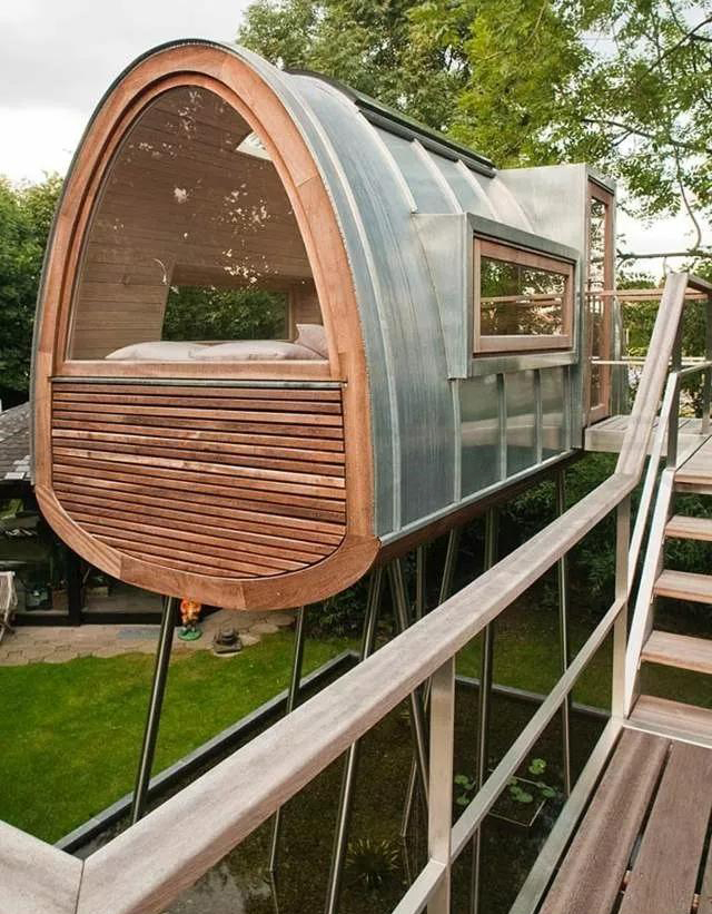 河南東易力天裝飾，別墅豪宅設(shè)計施工 會開花呼吸的童話樹屋