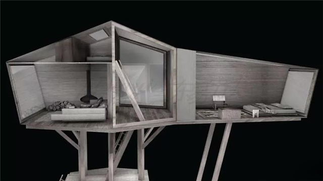 河南東易力天裝飾，別墅豪宅設(shè)計施工 會開花呼吸的童話樹屋