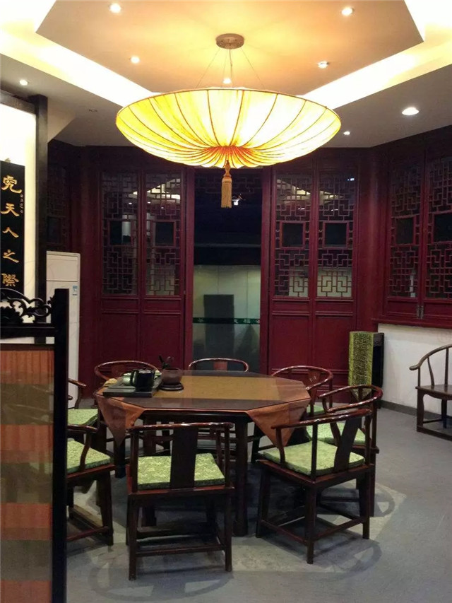 美的讓外國人看呆的中式茶裝修，東易力天裝飾*美中式茶室分享