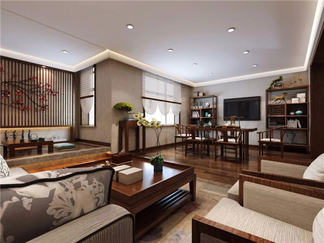 美的讓外國人看呆的中式茶裝修，東易力天裝飾*美中式茶室分享