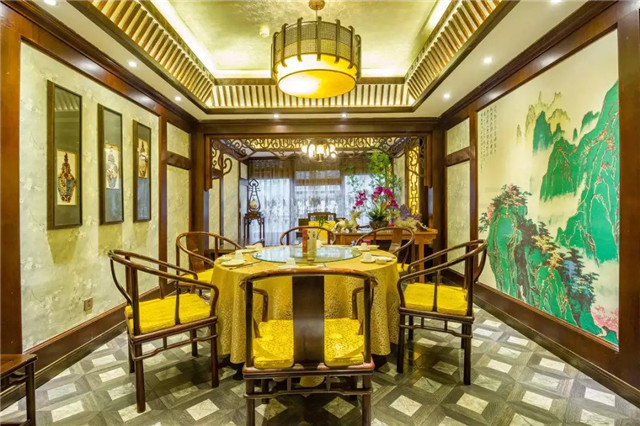 美的讓外國人看呆的中式茶裝修，東易力天裝飾*美中式茶室分享