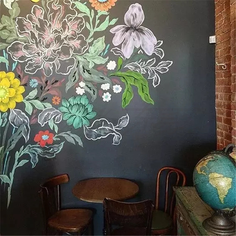 鄭州別墅裝修玩轉(zhuǎn)黑板墻，涂鴉、文藝兩相宜