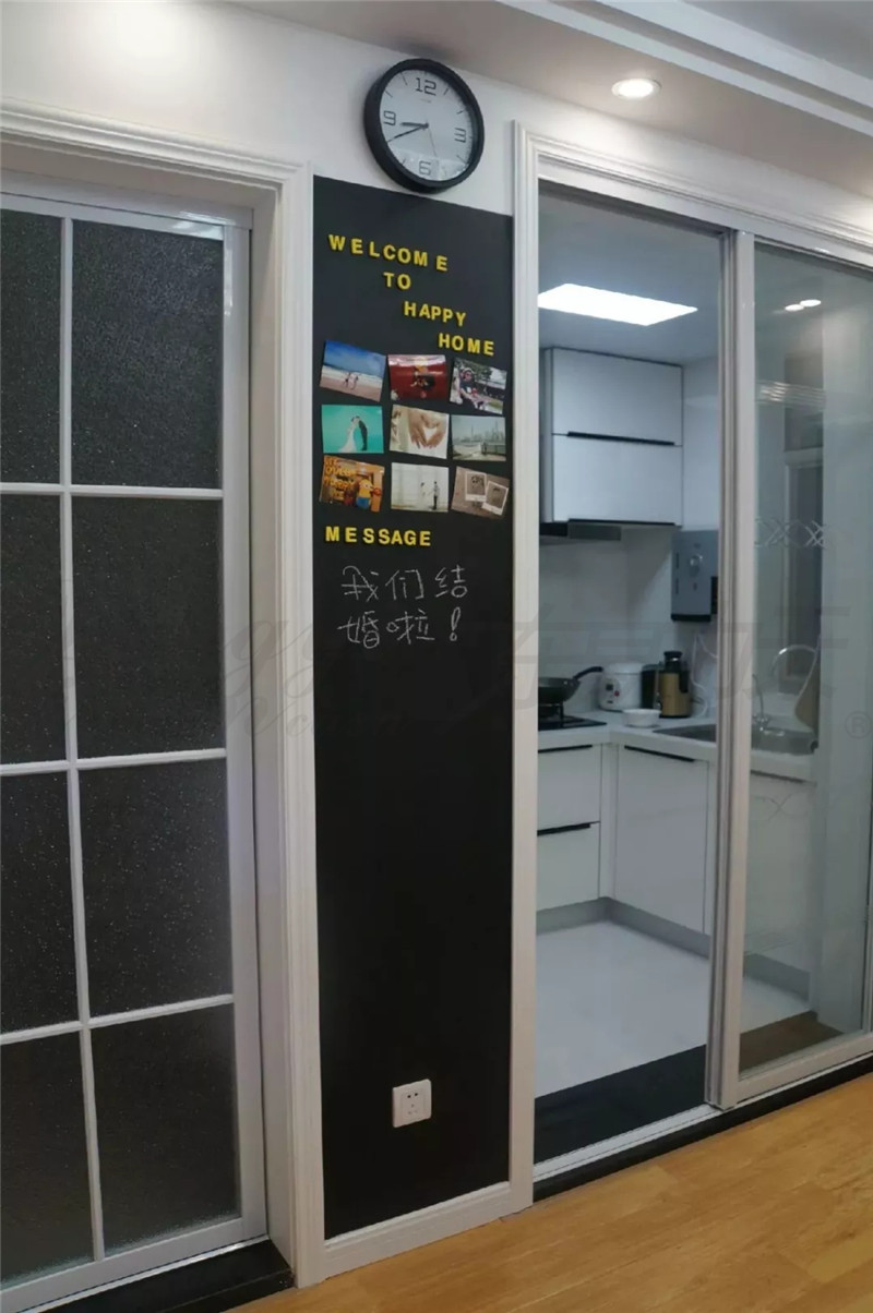 鄭州別墅裝修玩轉(zhuǎn)黑板墻，涂鴉、文藝兩相宜