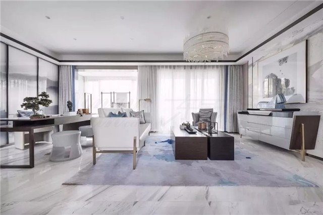 鄭州家裝公司新中式設(shè)計(jì)：師法山水，進(jìn)退自然