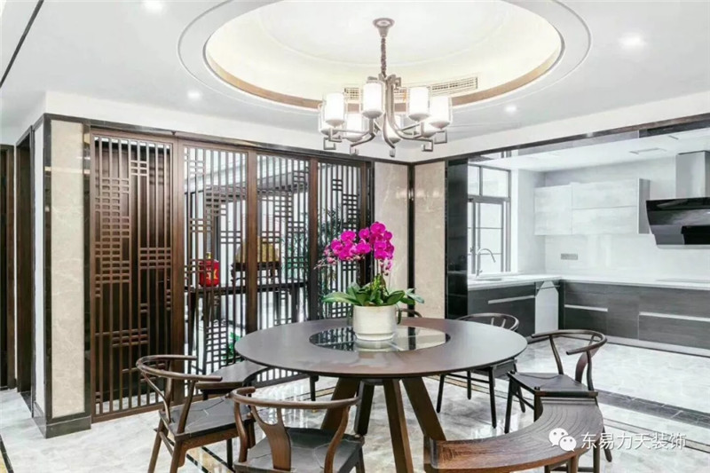 暖木見歸心 · 江南小鎮(zhèn)160㎡，鄭州裝飾公司混搭新中式