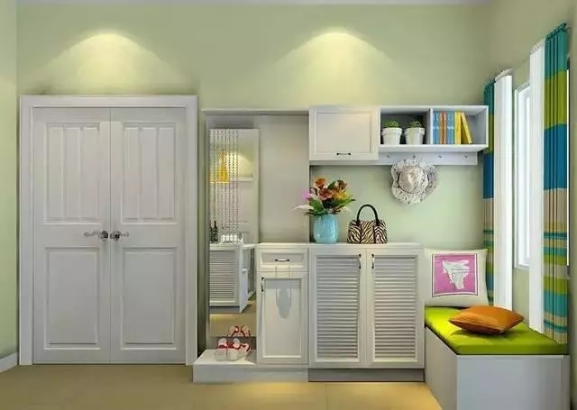 鄭州家裝公司這樣設(shè)計玄關(guān)，家里鞋子不再滿地跑